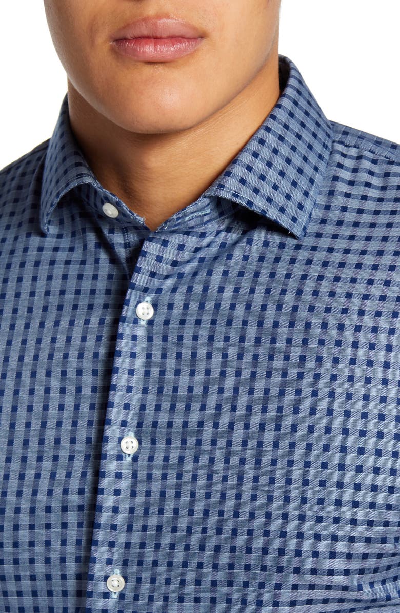 NORDSTROM MEN'S SHOP Trim Fit Non-Iron Dress Shirt, Alternate, color, 