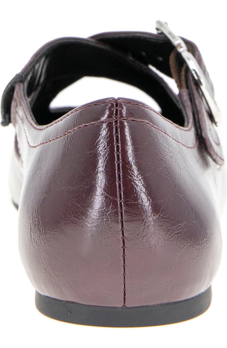 BCBGeneration Maya Mary Jane Flat, Alternate, color, Dark Cherry