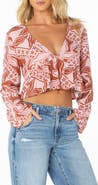 Roxy Night Sky Print Cropped Top