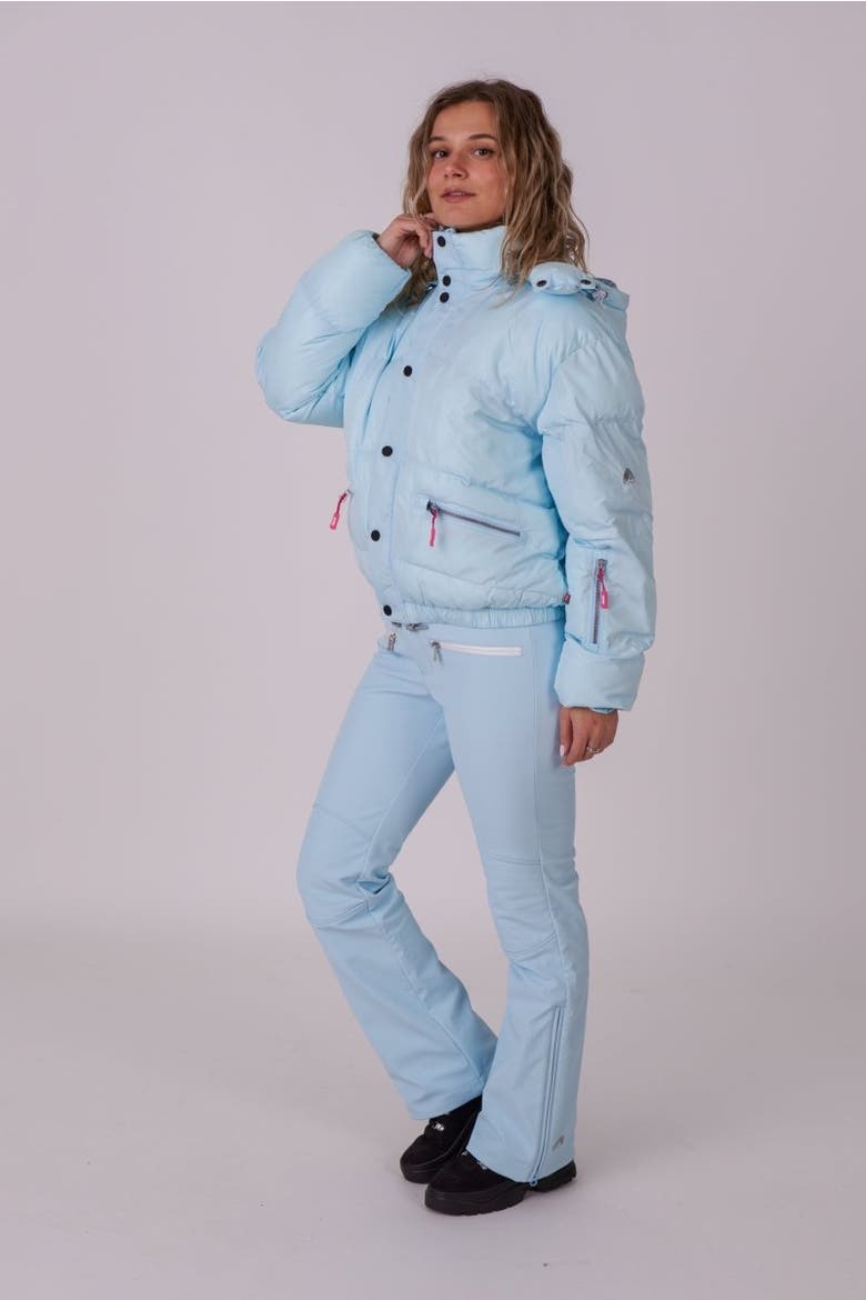Chic Puffer Jacket, Alternate, color, Ice Blue