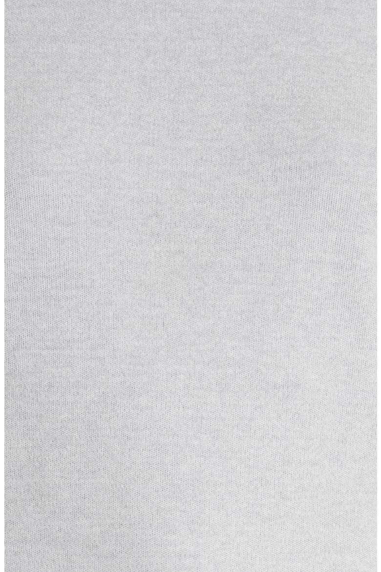 Merino Wool Sweater, Alternate, color, HEATHER GREY/ WHITE