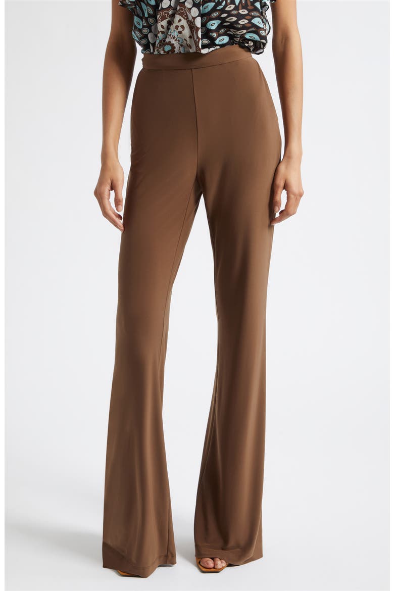 Amberly Flare Leg Pants, Main, color, SEPIA