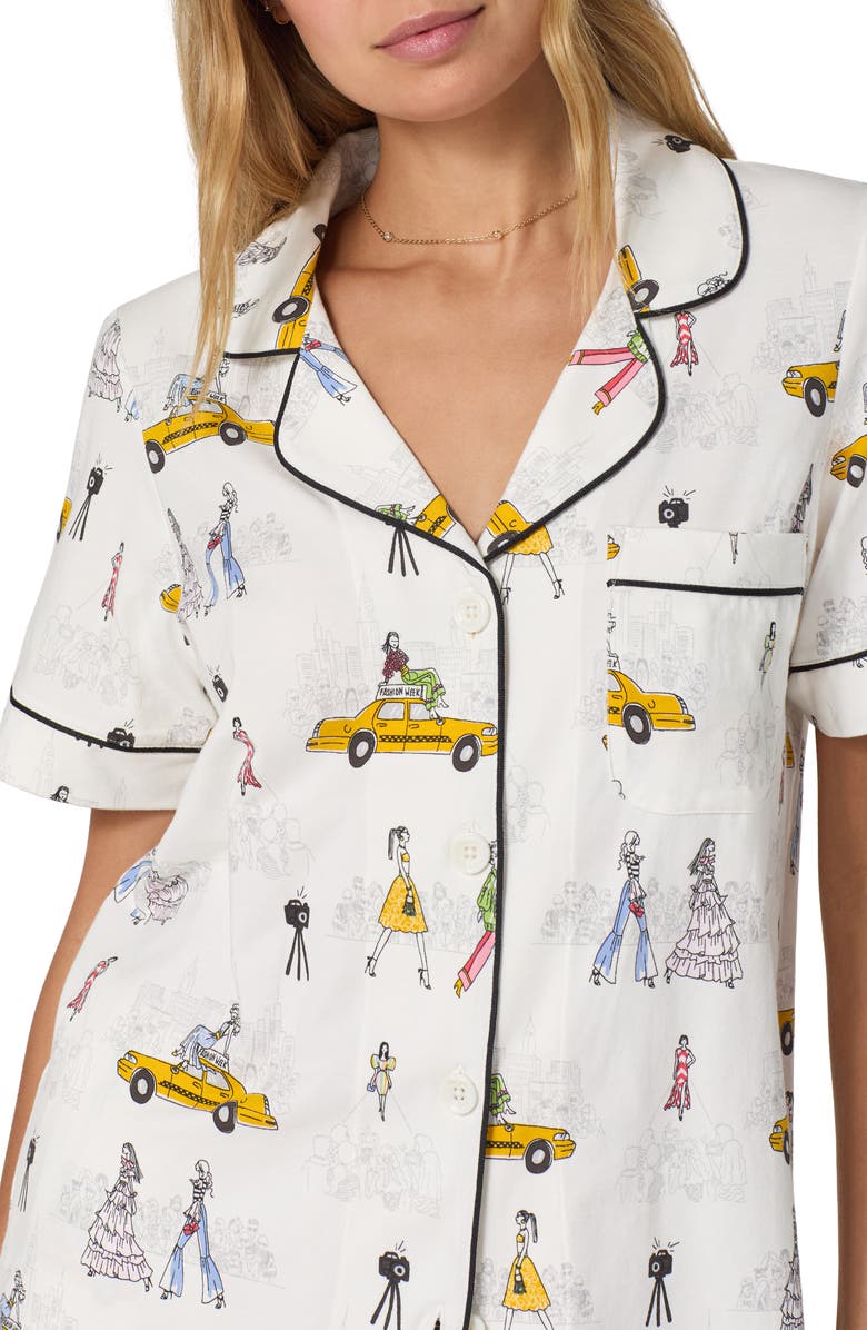 BedHead Pajamas Print Short Pajamas, Alternate, color, Fashion Week