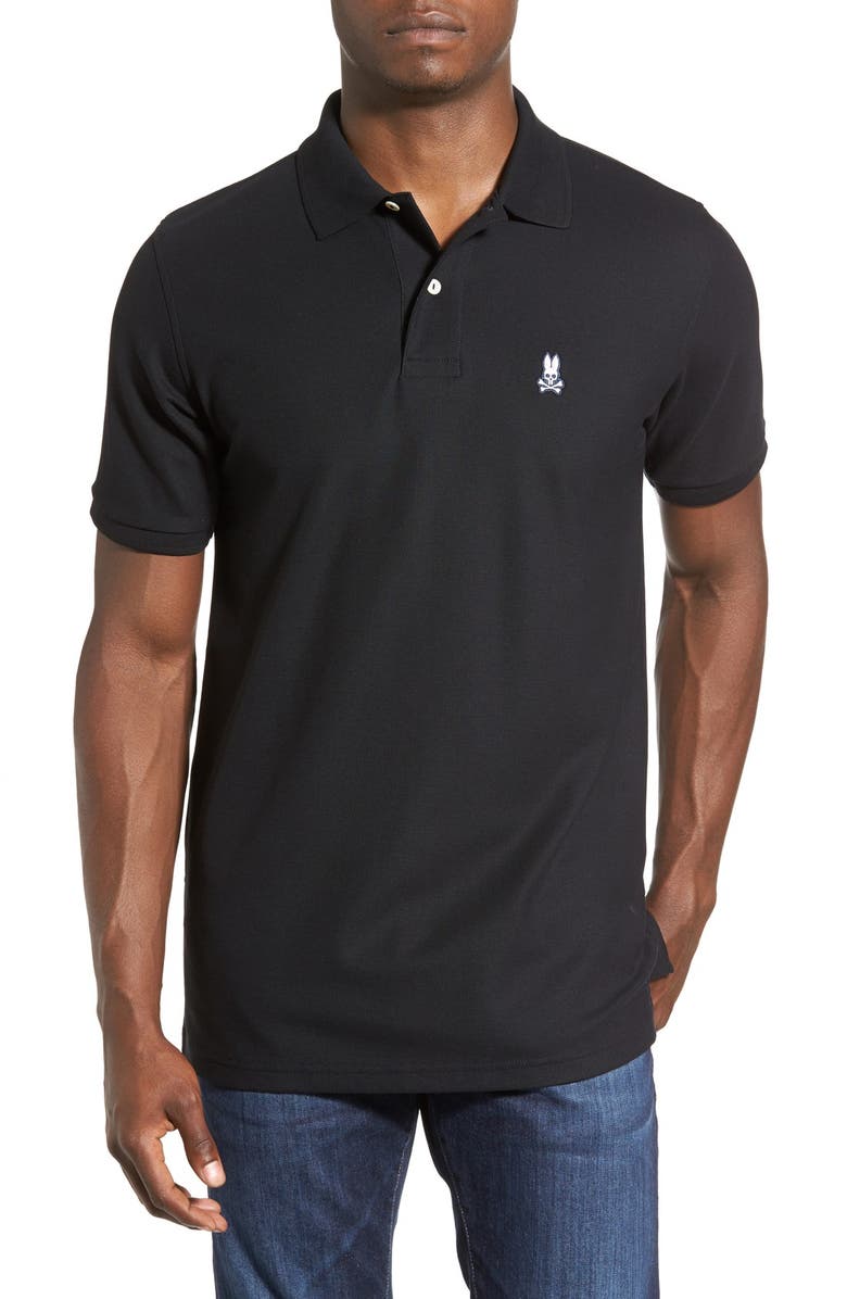 Psycho Bunny The Classic Piqué Knit Polo, Main, color, 