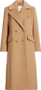 Sam Edelman Doubled Breasted Wool Blend Military Coat