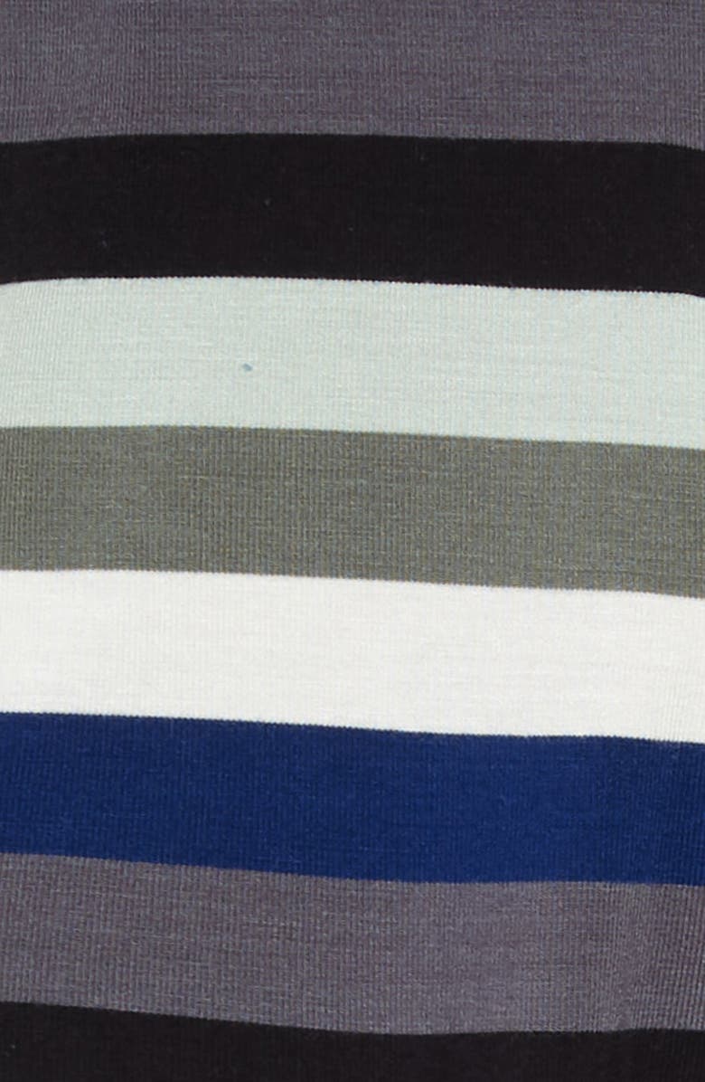 KicKee Pants Rugby Stripe Footie, Alternate, color, 