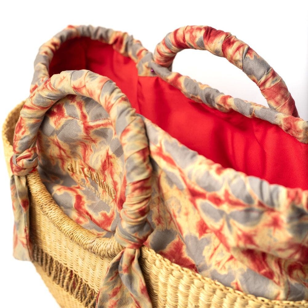 Aketekete Butterfly Bag Medium, Alternate, color, Natural W/ Light Grey