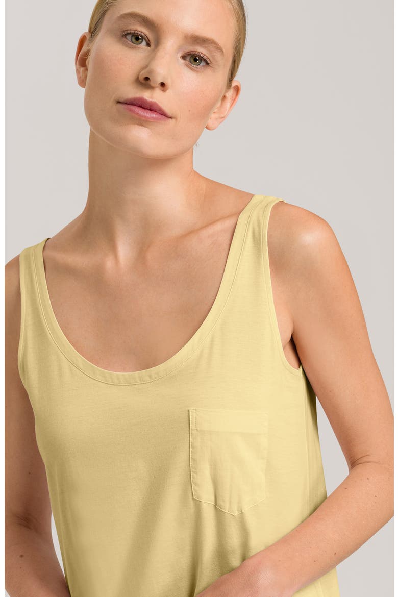 Cotton Deluxe Long Tank Gown, Alternate, color, VANILLA HIGHLIGHT