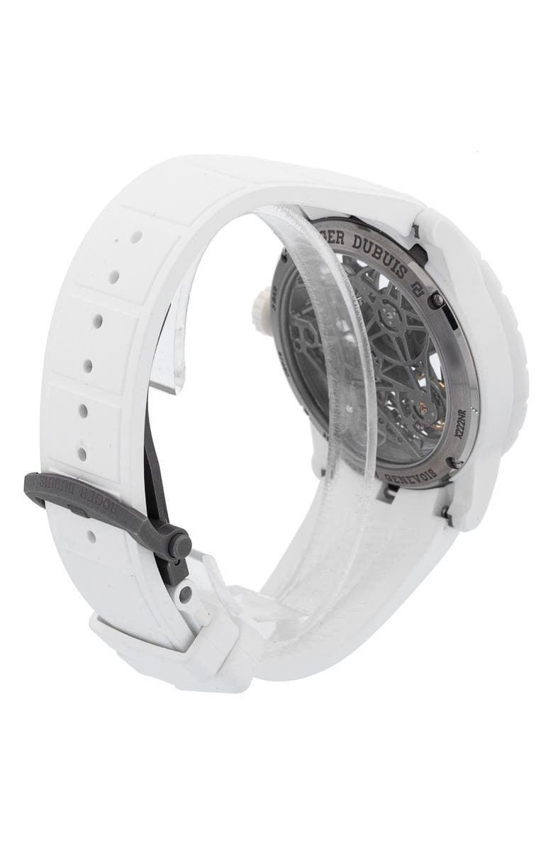 Watchfinder & Co. Roger Dubuis Preowned 2023 Excalibur Automatic Rubber Strap Watch, 42mm, Alternate, color, 