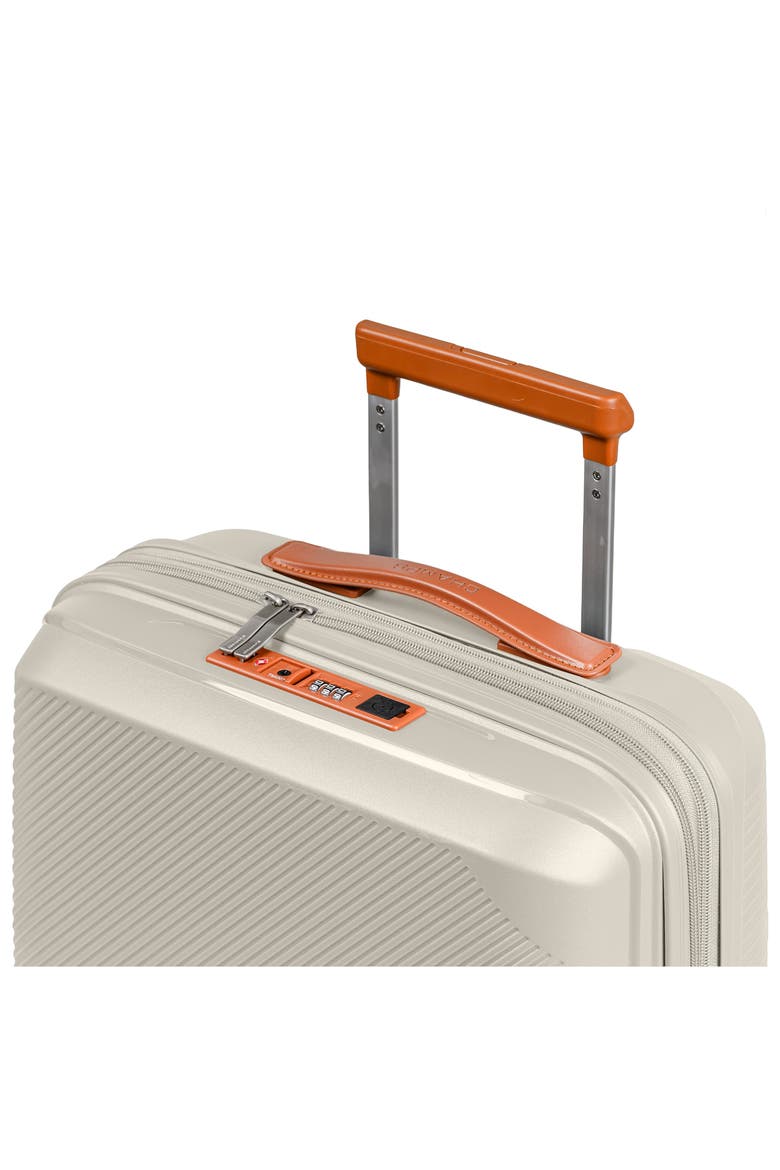 Vintage Aura Hardside Carry-On Suitcase, Alternate, color, IVORY