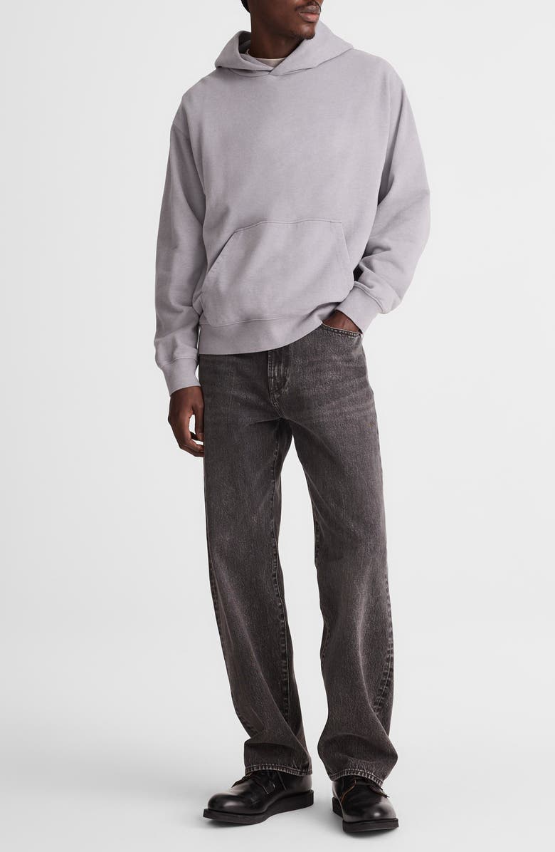 Madewell The McCarren Midweight Hoodie, Alternate, color, Overdye Ashen Blue