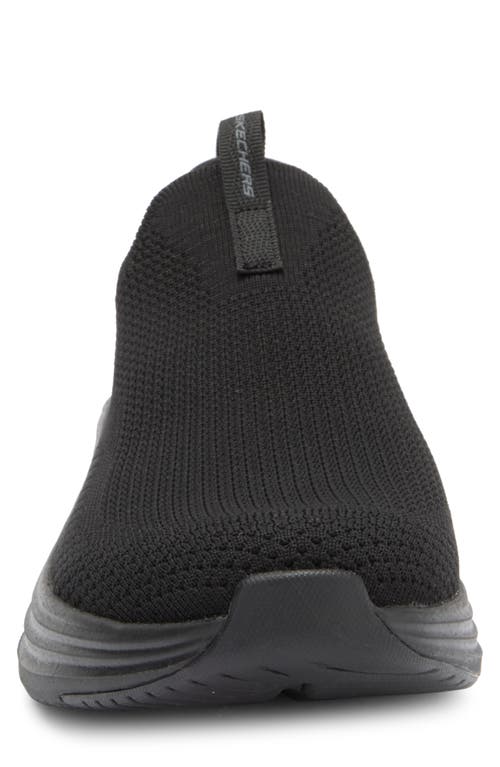 Skechers Ralven Mens Cushioned Footbed Man Made Slip-on Shoes In Black