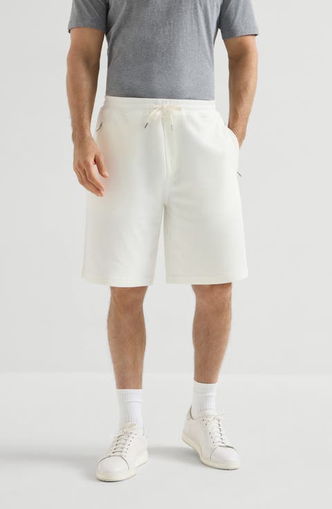 French terry Bermuda shorts