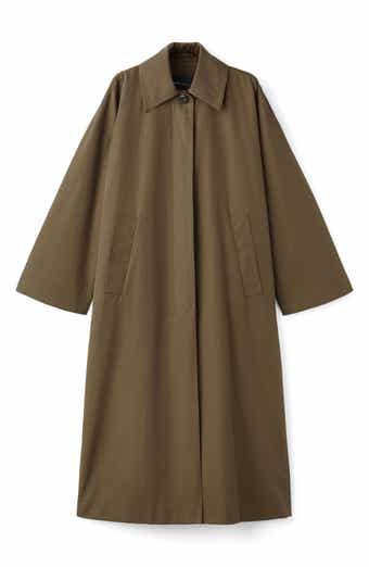 MANGO Selection Belted Cotton Blend Trench Coat