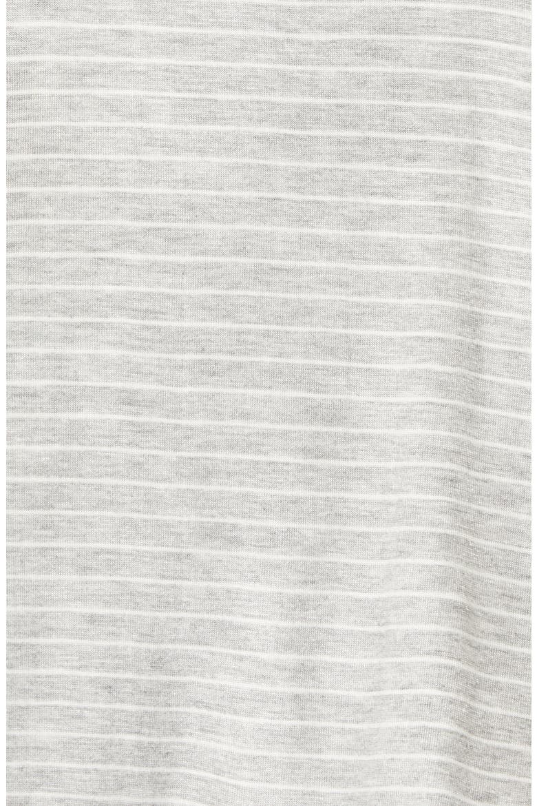 Stripe Gathered Shoulder Cutout Tank, Alternate, color, HEATHER GRAY