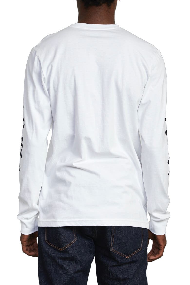 Big Logo Long Sleeve T-Shirt, Alternate, color, WHITE
