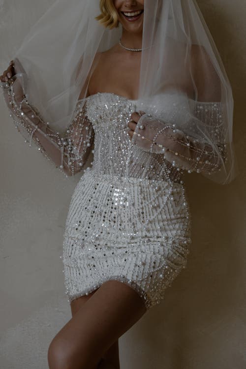 Untamed Petals Amalfi Mini Dress in Ivory  product