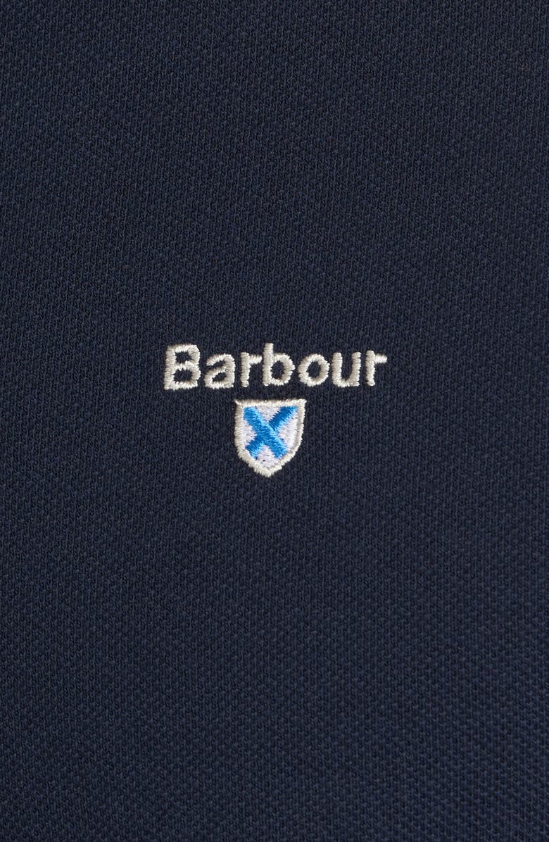 Barbour Regular Fit Tartan Piqué Polo, Alternate, color, New Navy
