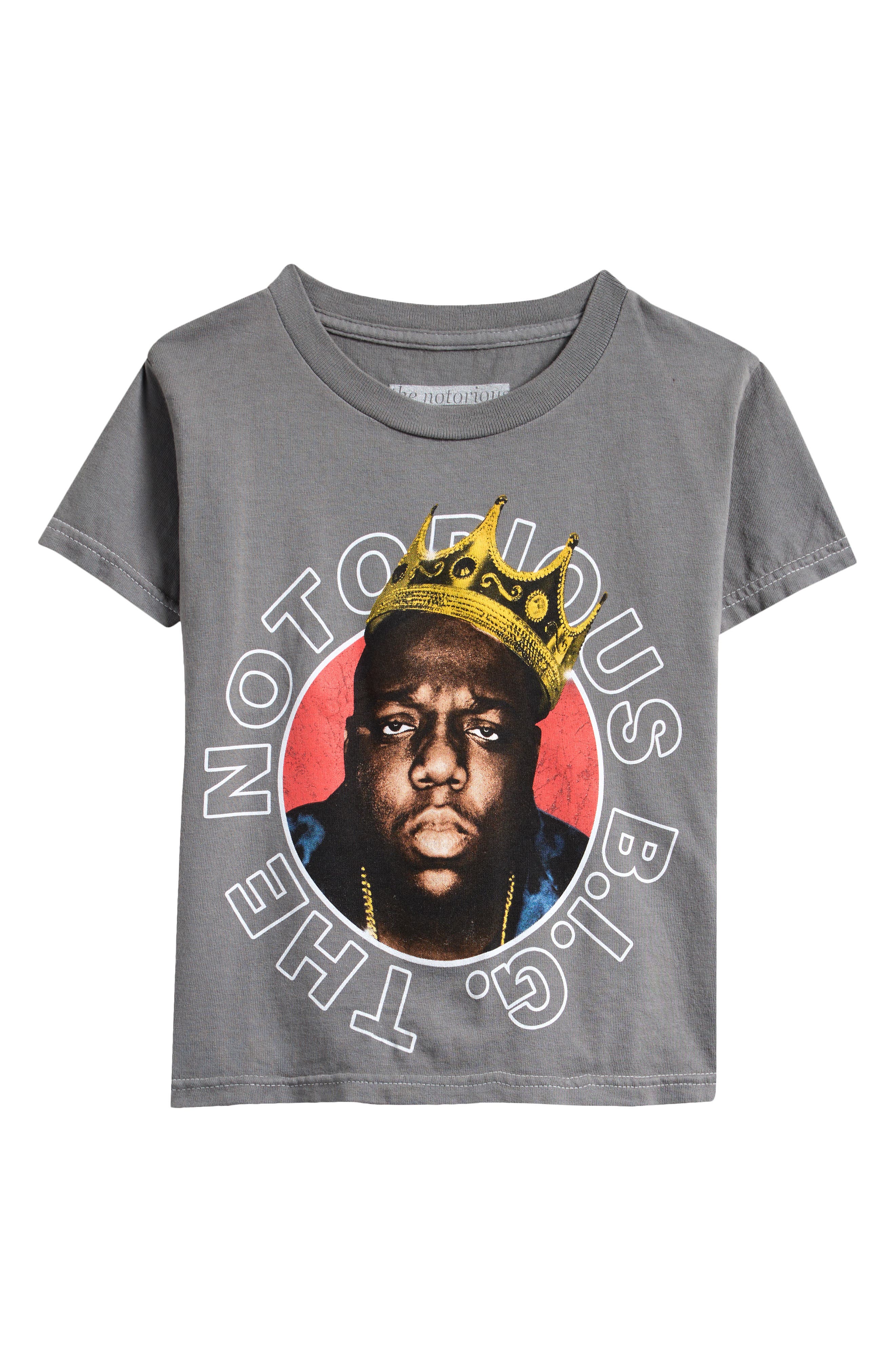 Merch Traffic Kids' Notorious B.I.G. Cotton Graphic T-Shirt