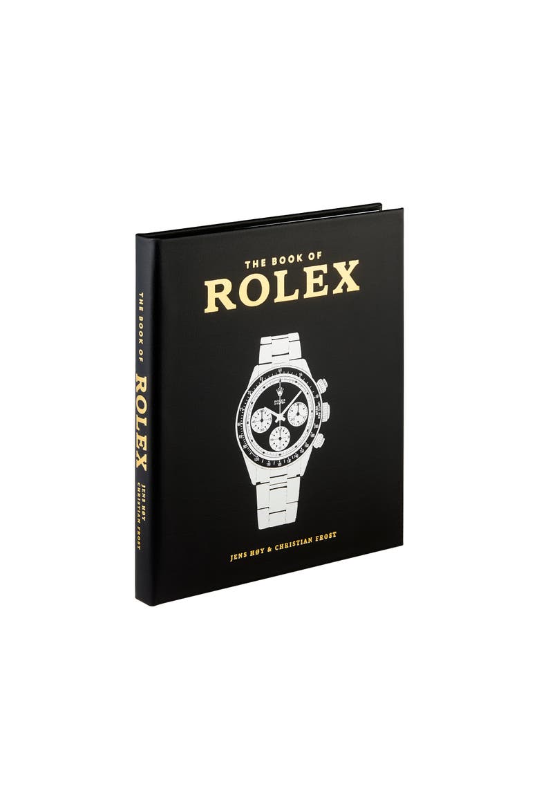 The Book of Rolex Leather Coffee Table Book, Alternate, color, Black