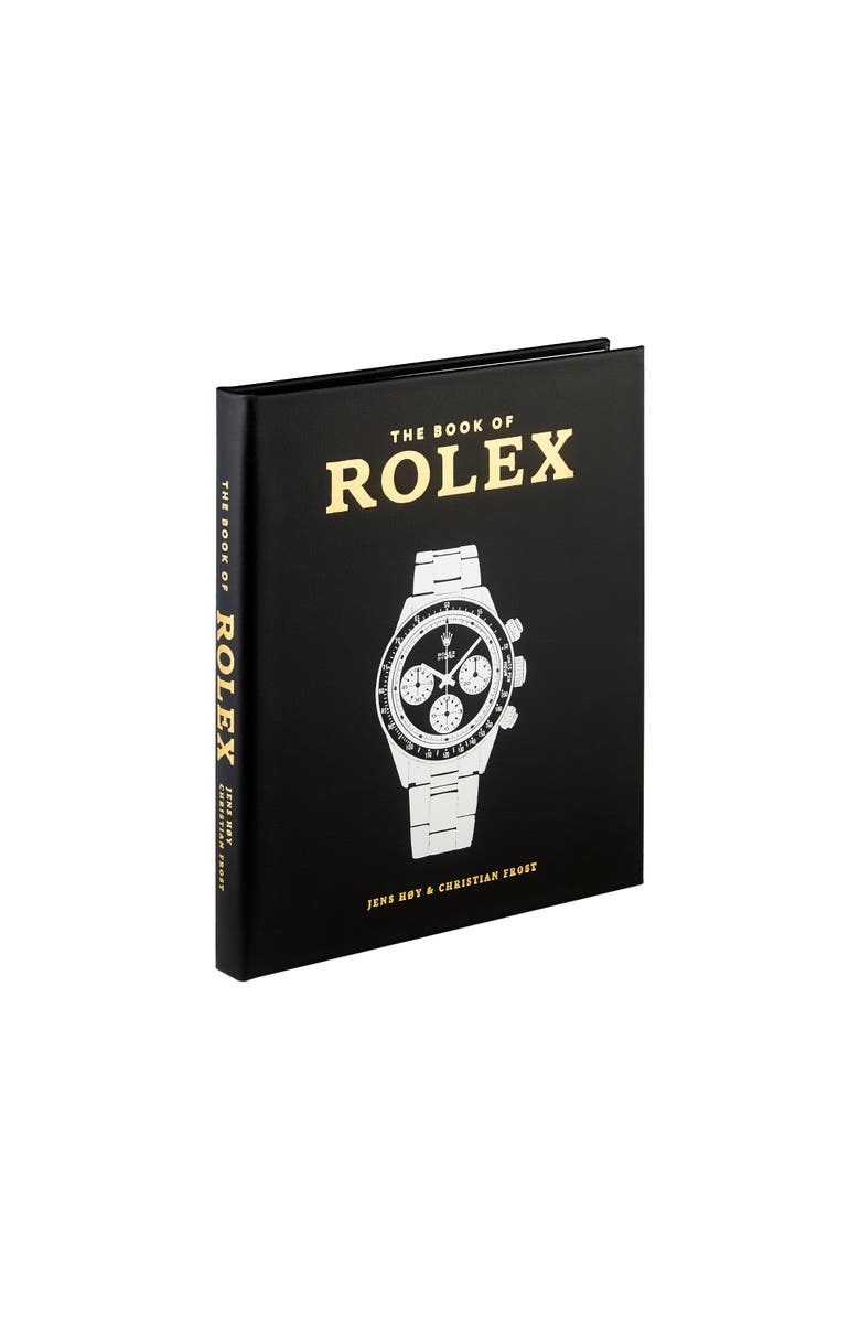 Graphic Image The Book of Rolex Leather Coffee Table Book, Alternate, color, Black