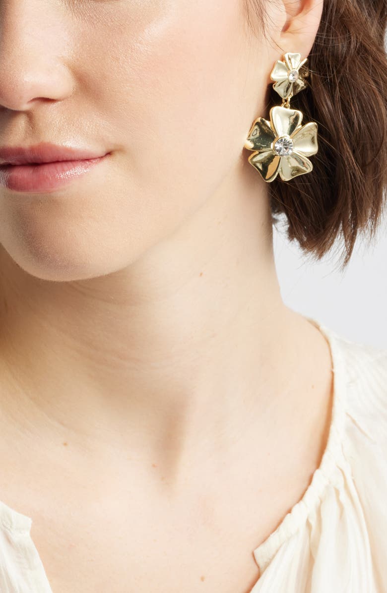 Nordstrom Pansy Drop Earrings, Alternate, color, 