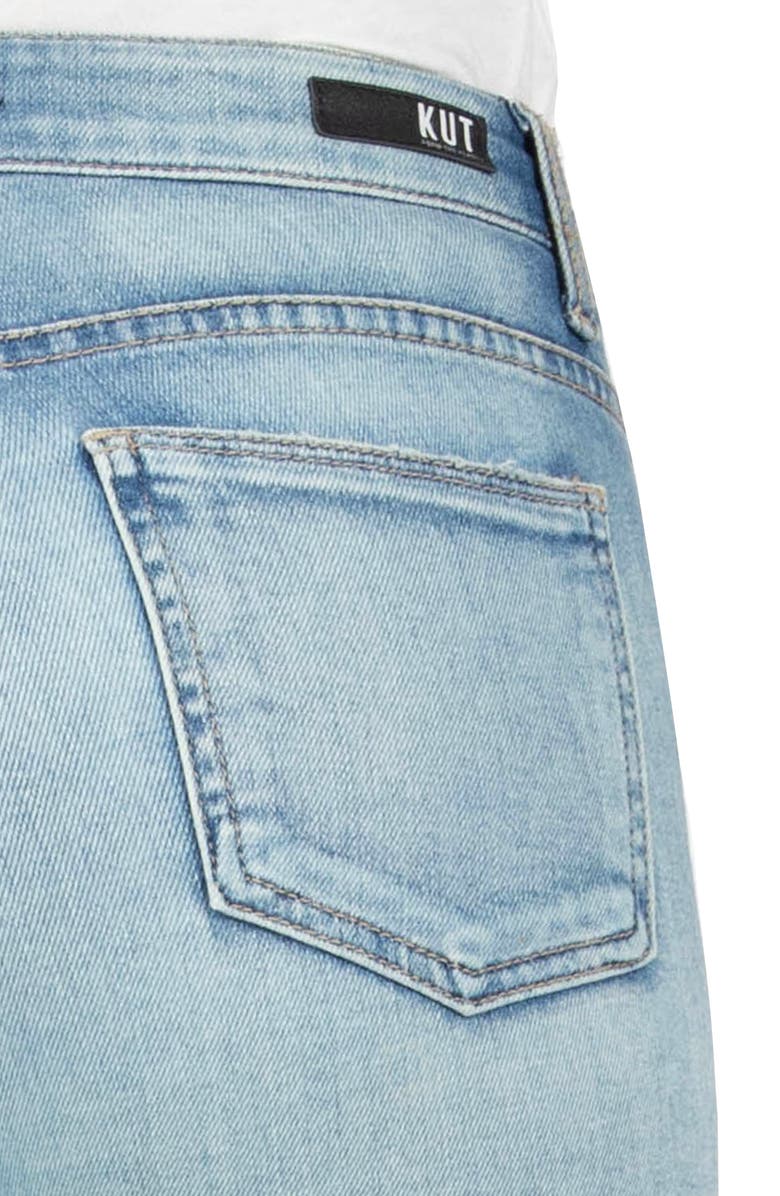 KUT from the Kloth Reese Slanted Ankle Straight Leg Jeans, Alternate, color, 