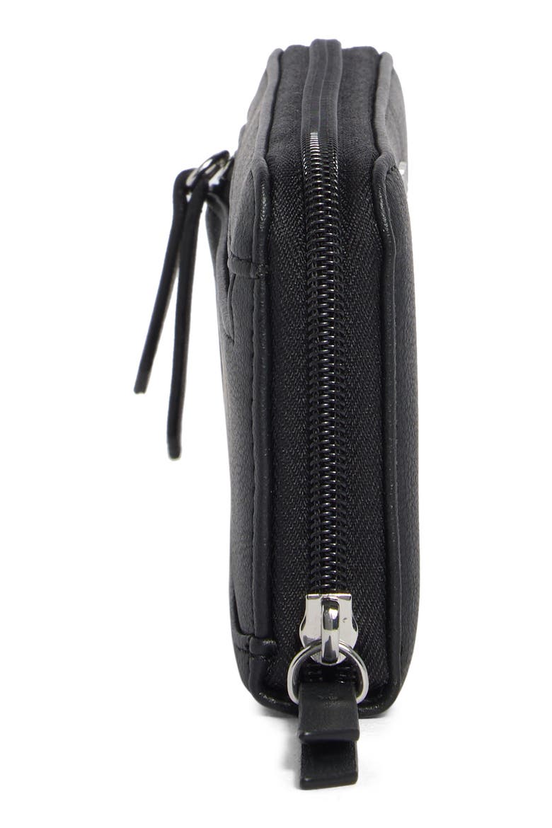 Large Norah Zip Wallet, Alternate, color, BLACK