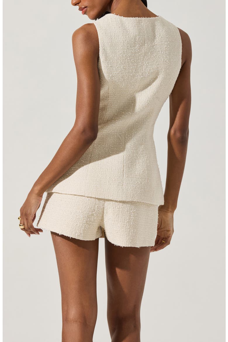 Darcie Tweed Skort, Alternate, color, OATMEAL