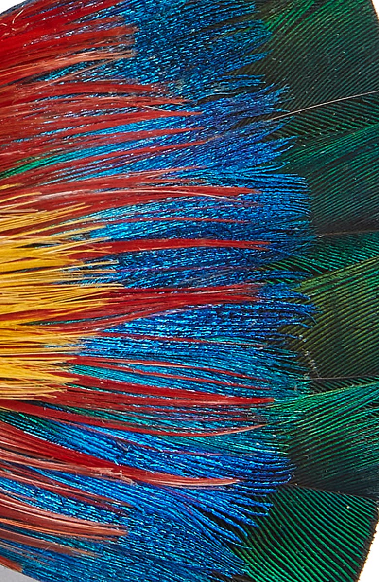 Brackish & Bell Spectrum Feather Bow Tie, Alternate, color,