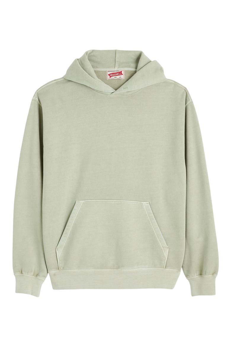 Woodland Brushed Terry Hoodie, Alternate, color, DUSTY SAGE