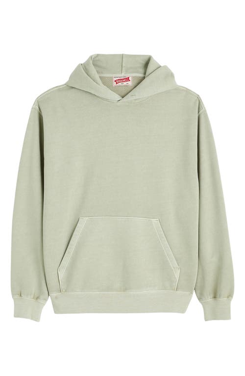 Madewell The Mccarren Midweight Hoodie Sweatshirt In Green