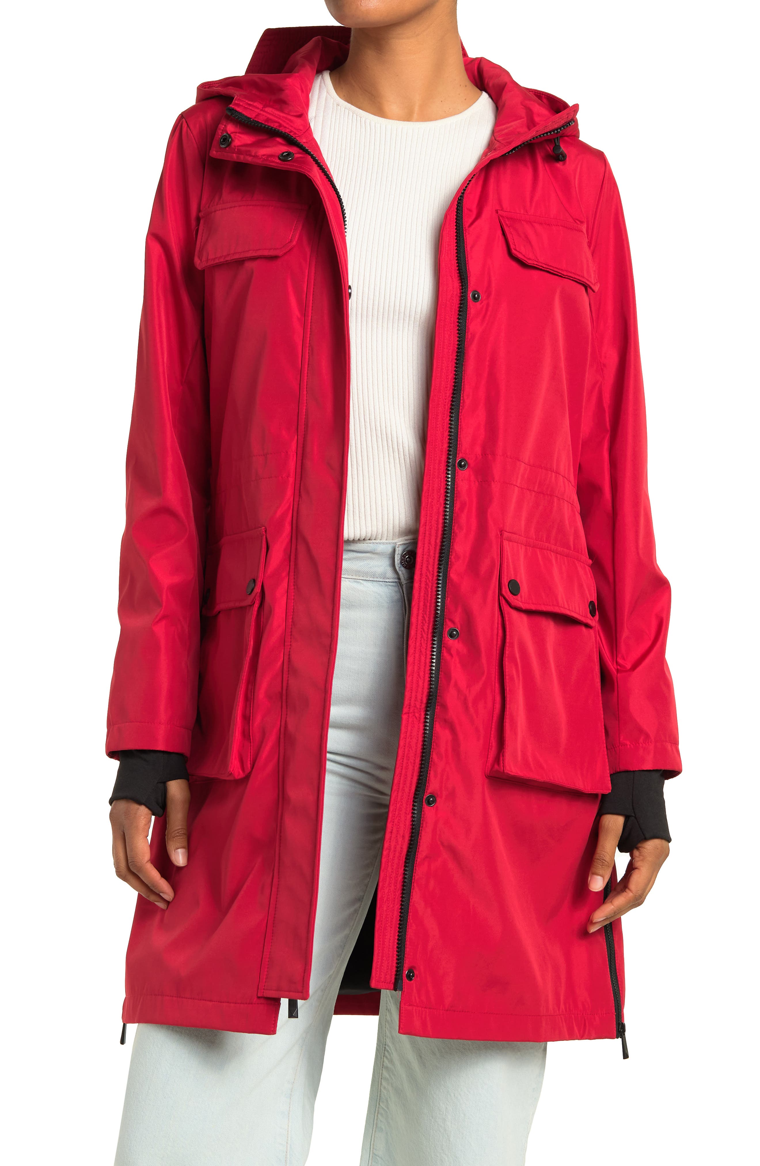 BCBGeneration Missy Hooded Long Parka (Women) | Nordstromrack