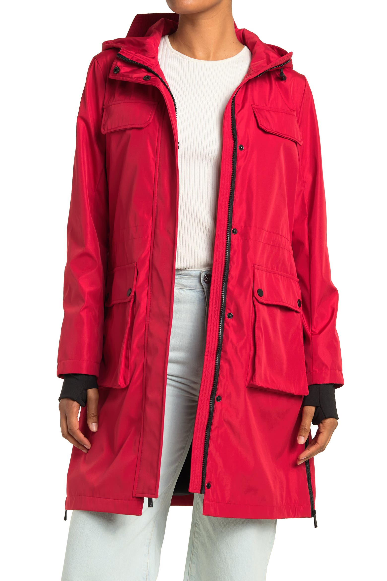 Bcb Generation BCBGeneration Missy Hooded Long Parka (Women) | Nordstromrack