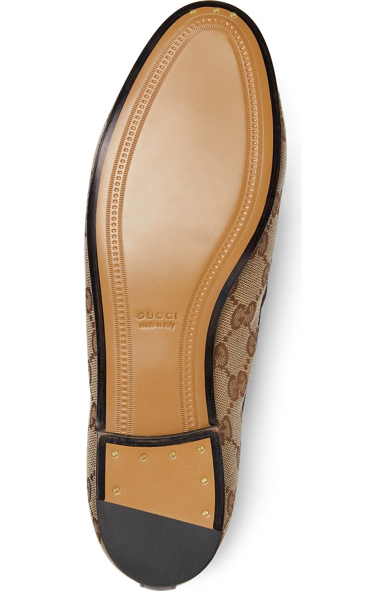 Gucci New Jordaan GG Supreme Canvas Loafer, Alternate, color, Beige Ebony/ Acero