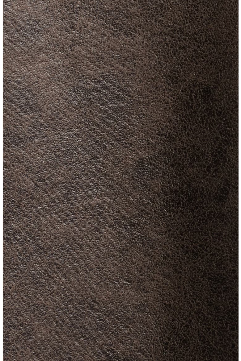 Faux Shearling Coat, Alternate, color, CHOCOLATE