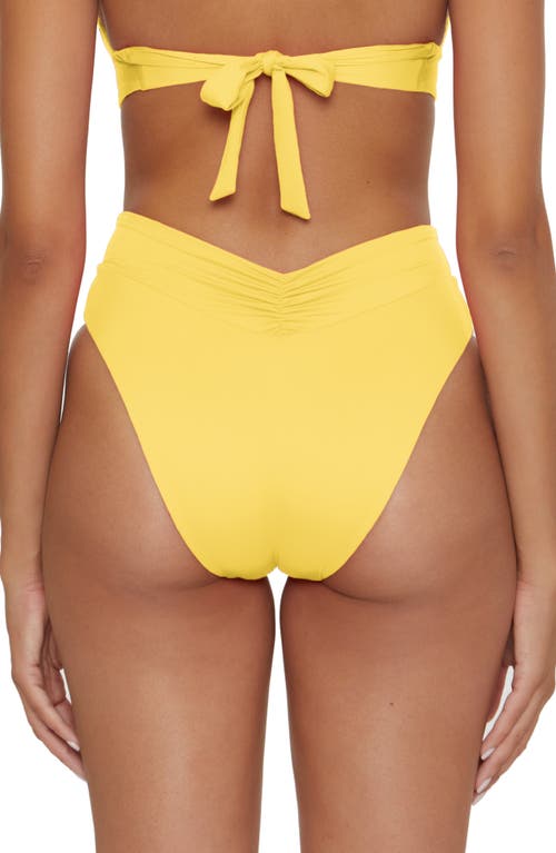 Becca Color Code High Waist Bikini Bottoms In Banana