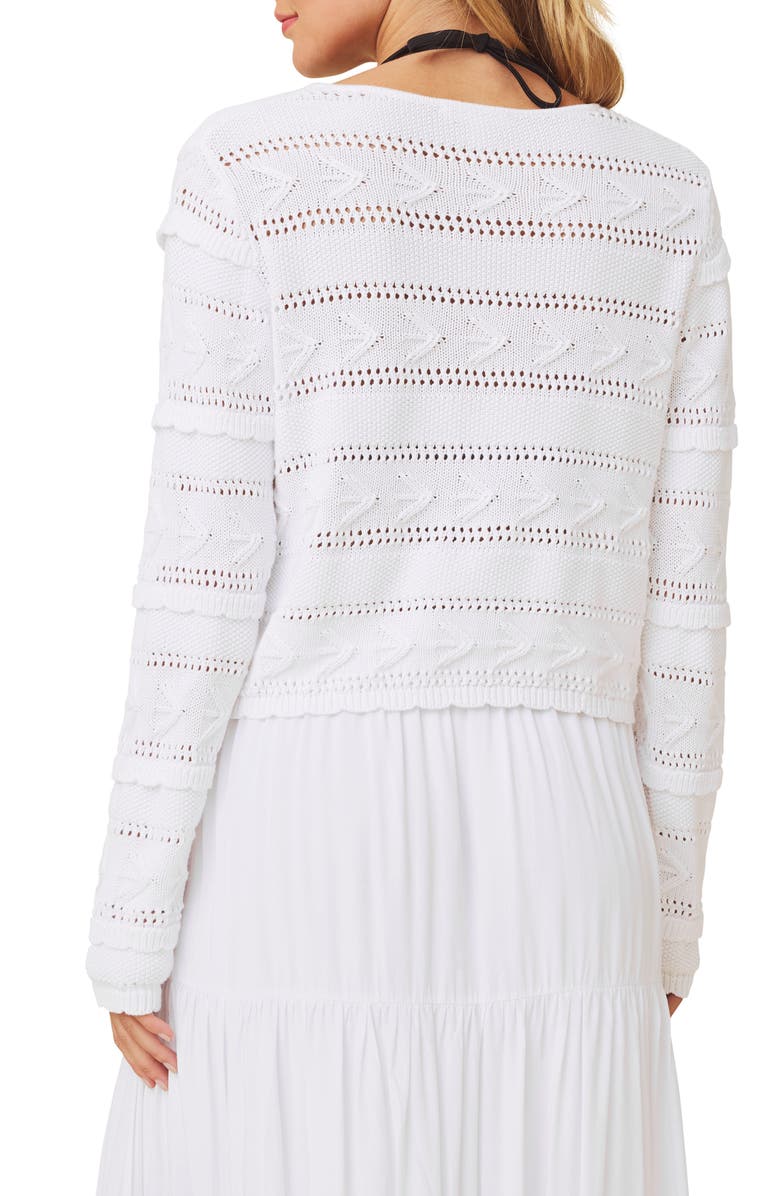 Splendid Giovanna Open Stitch Cardigan, Alternate, color,