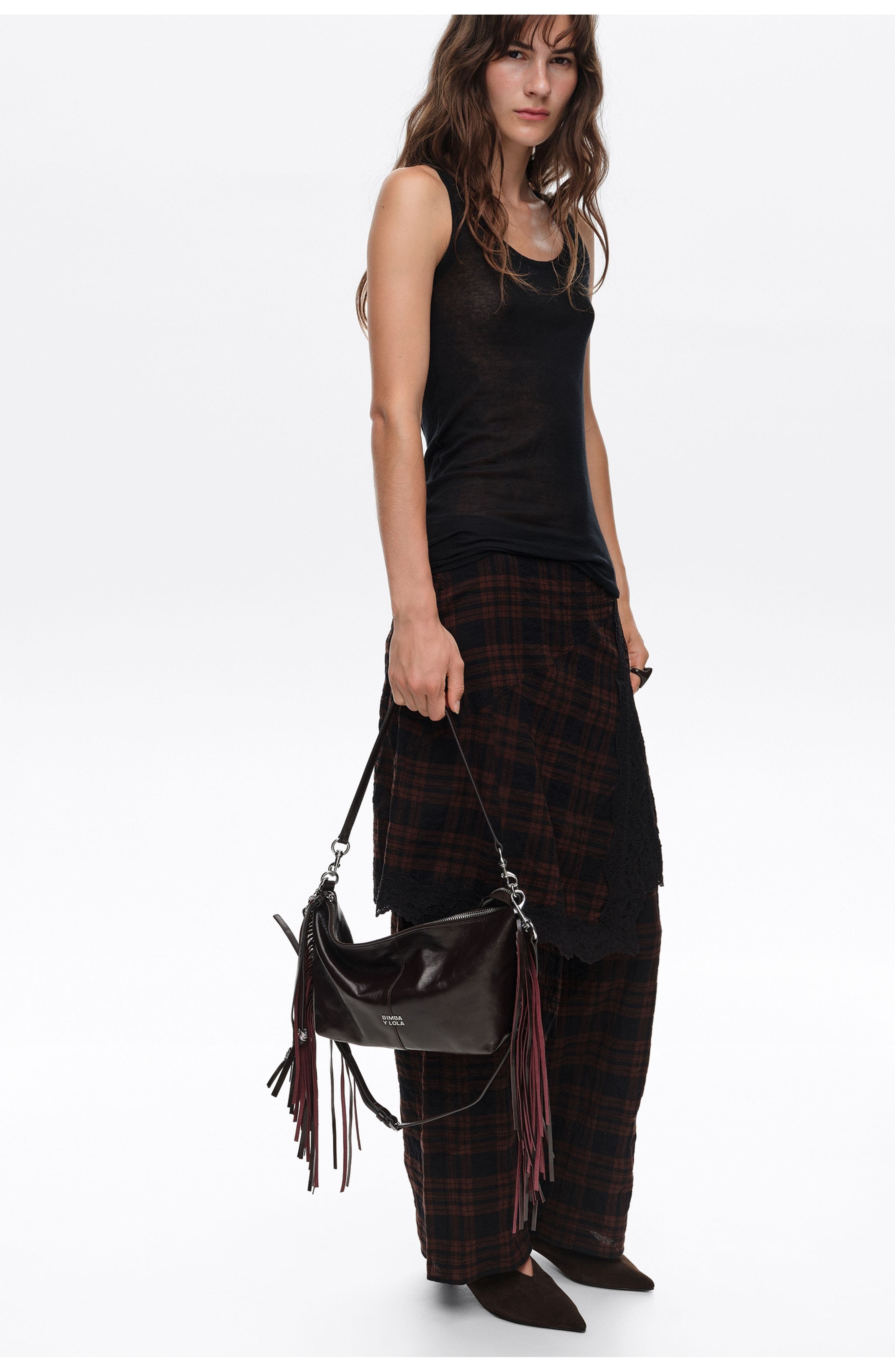 Medium Madrid Leather Bag, Alternate, color, BURGUNDY
