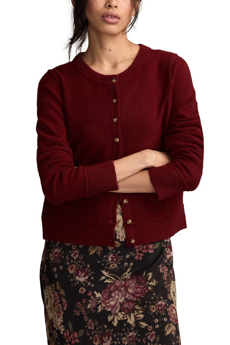 Cloud Soft Cardigan, Alternate, color, SYRAH