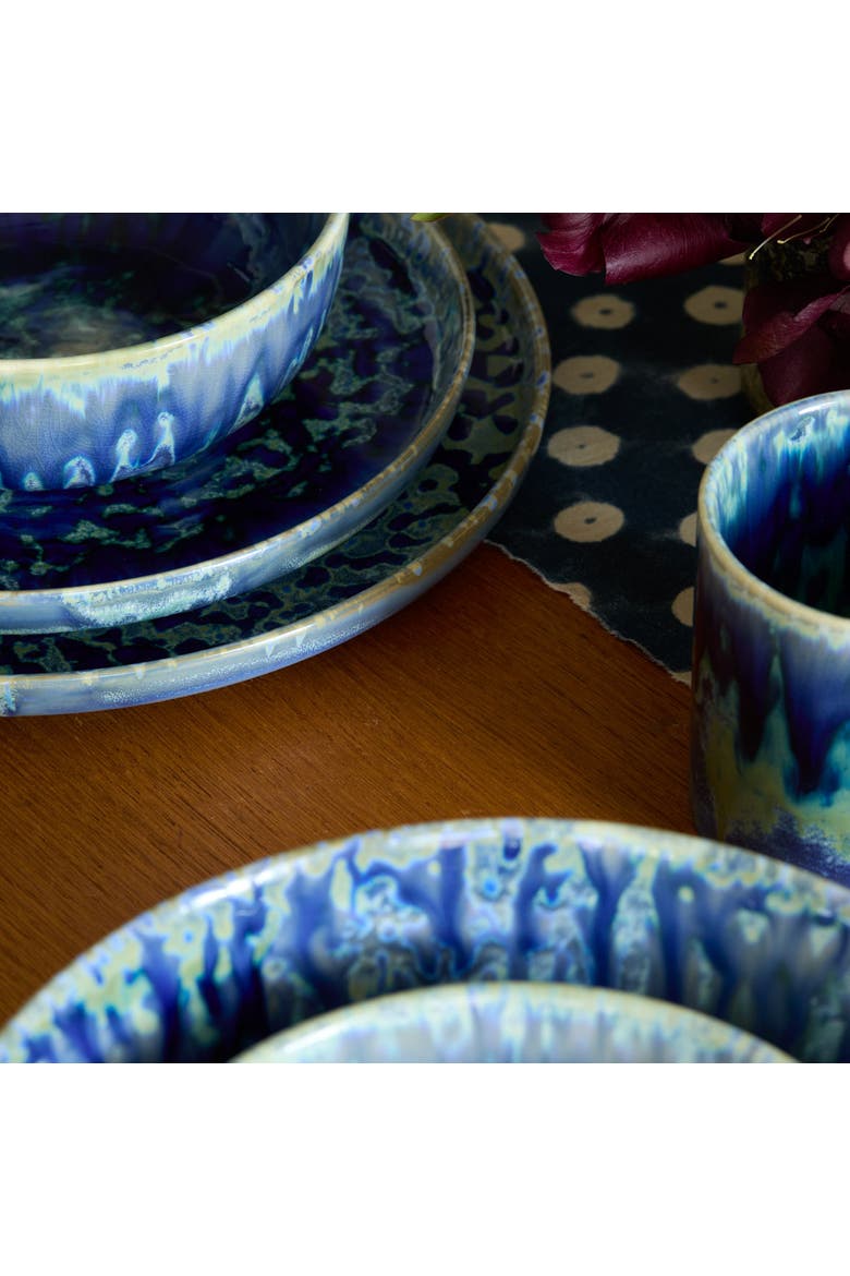 Hanami Stoneware Dinner Plate Set, Alternate, color, Blue