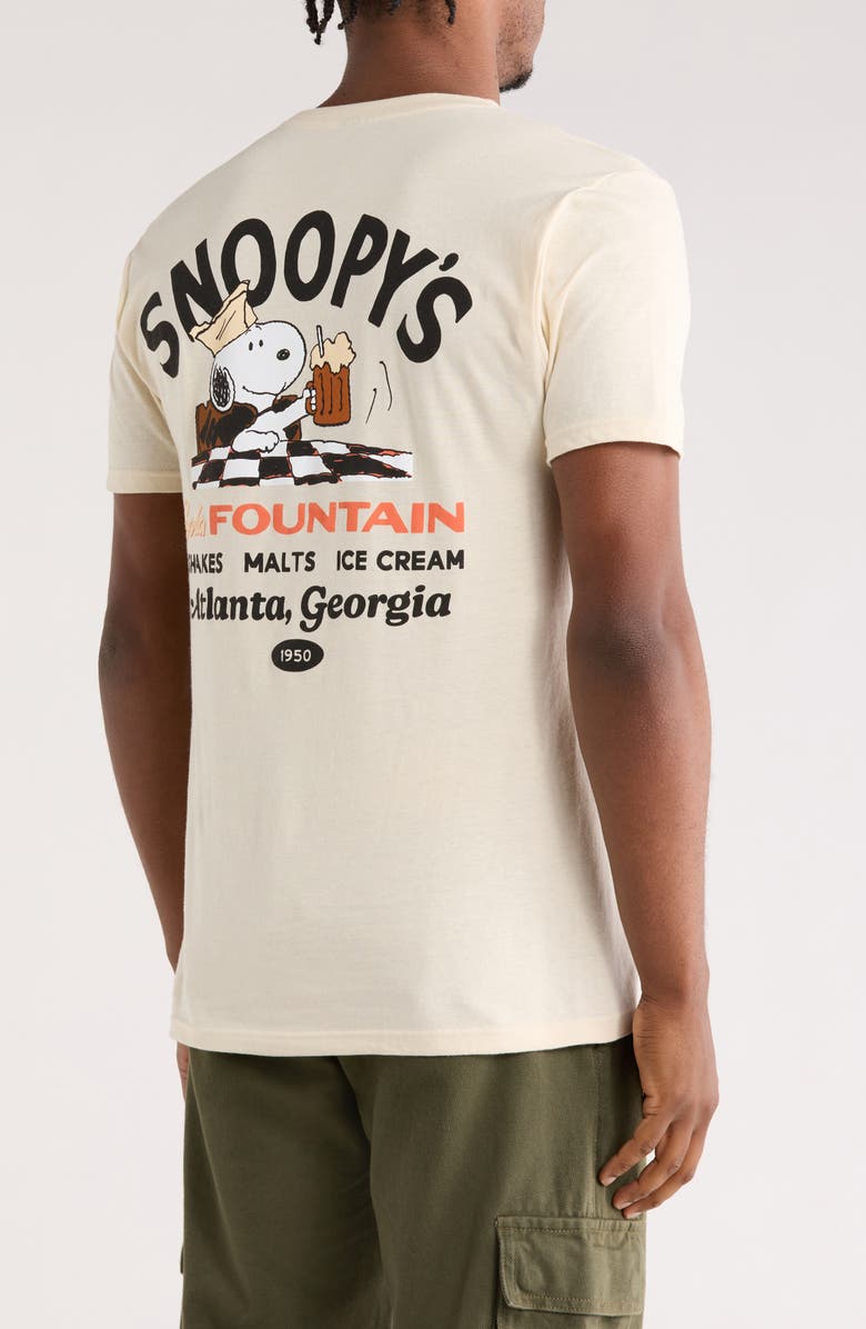 The Forecast Agency Snoopy Sweet Treats Graphic T-Shirt, Alternate, color, Natural