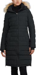 Pajar Venice Long Puffer with Removable Faux Fur Trim