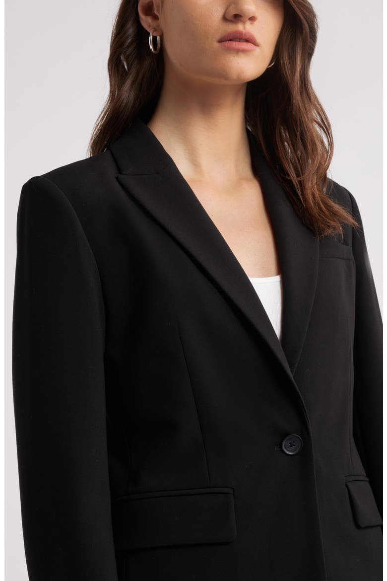 The Ingrid Classic Fit Blazer, Alternate, color, BLACK