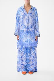 Camilla Relaxed High Low Shirt Dress