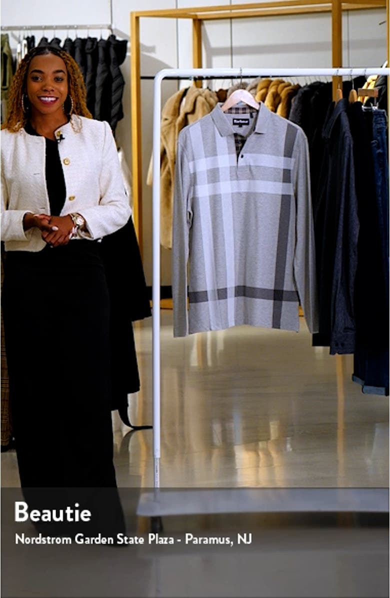 Blaine Tartan Long Sleeve Polo, sales video thumbnail