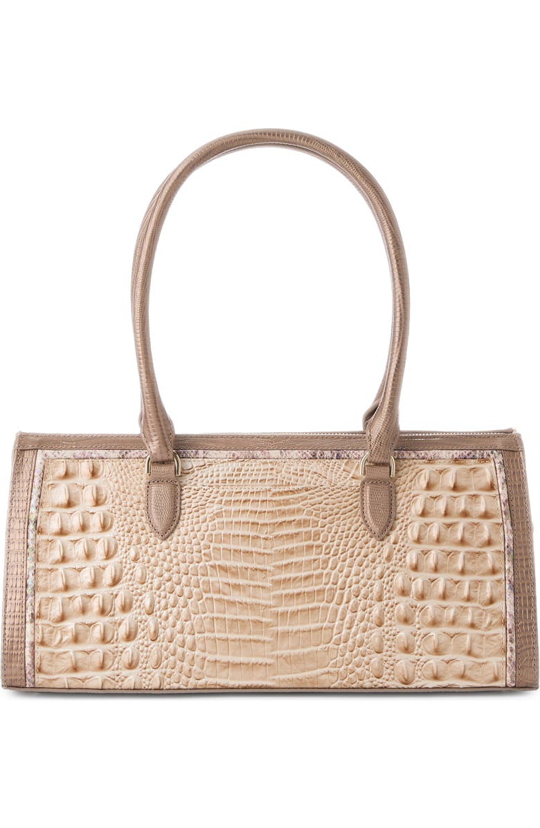 Brahmin Sophia Embossed Leather Satchel, Alternate, color, Multi