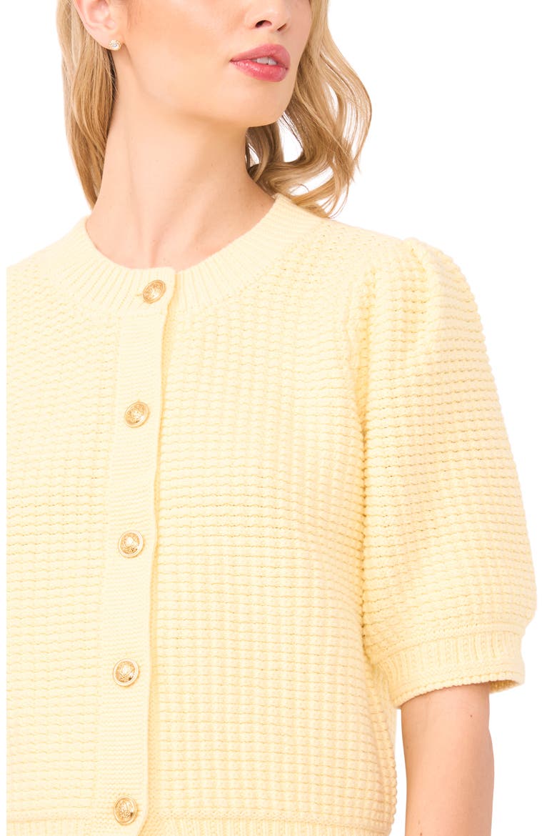 Button Up Sweater, Alternate, color, PASTEL YELLOW