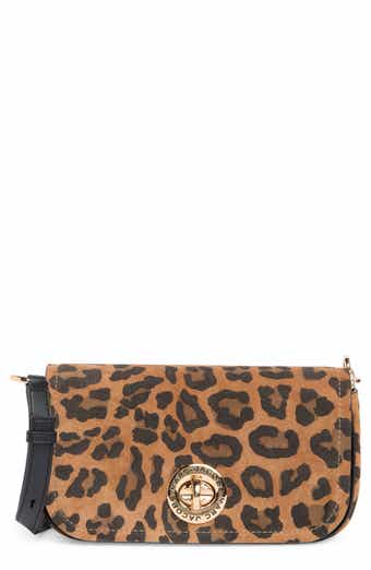 Signet Leopard Print Flap Shoulder Bag