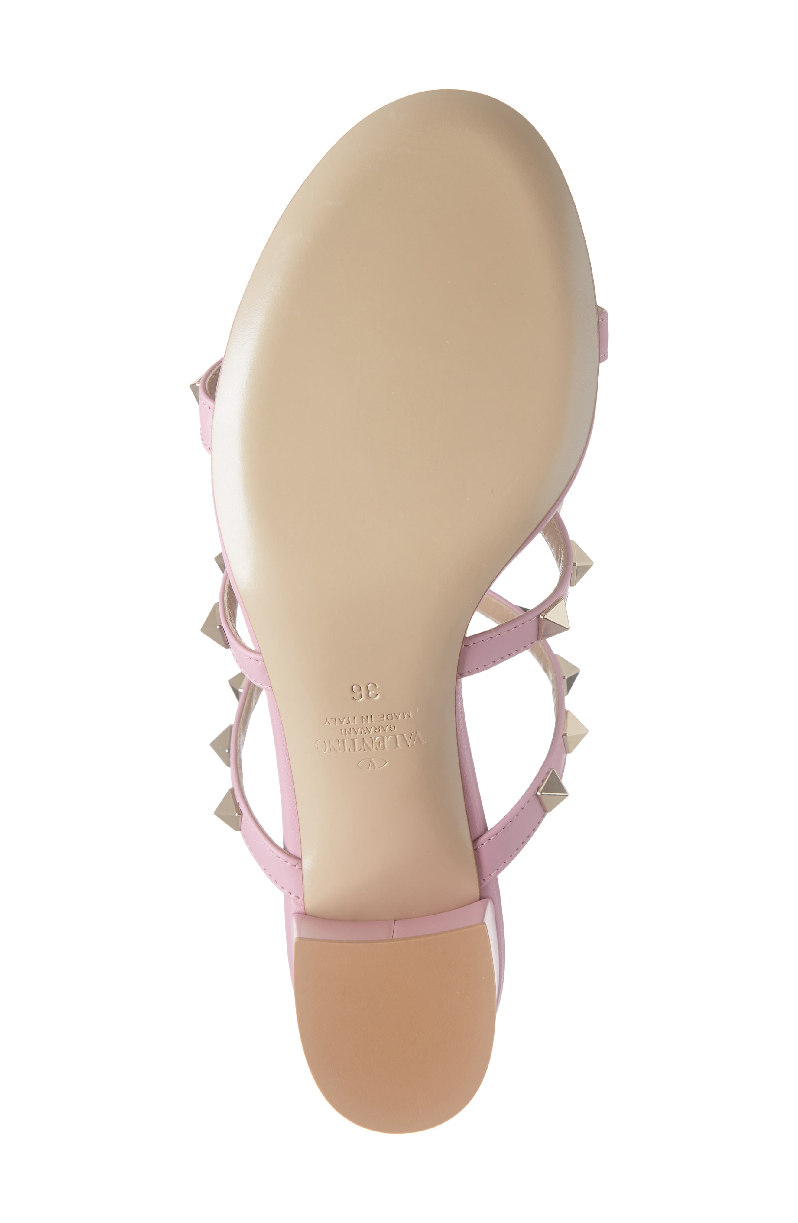 Valentino Garavani Rockstud Slide Sandal, Alternate, color, 